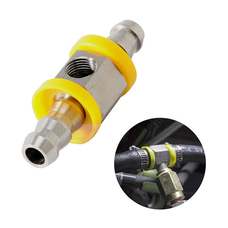 1/8-27NPT 3/8 Inch Car Fuel Pressure Gauge Sensor Auto Fuel Line Measure Ad