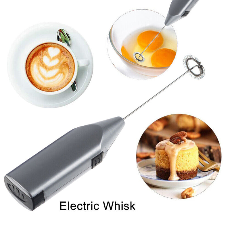Electric Egg Beater Coffee Milk Drink Whisk Mixer Foamer Handheld Stirrer R