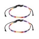 Gifts Love is Love Rainbow Gift For Couple Weave Anklet Foot Rope Rope Bracelet