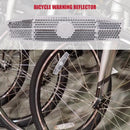 Bicycle Warning Reflector MTB Road Bike Wheel Rim Spoke Reflector (White) Newly