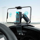 Car Dashboard Phone Holder 360° Rotation Rear View Mirror G9R7 V5L3 E6B4