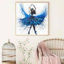 5D DIY Full Drill Diamond Painting Novelty Ballet Dancer Cross Stitch Embroidery