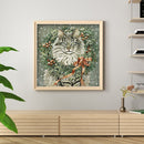 Diamond Painting 5D Full Round Drill Mosaic DIY Wreath Cat Wall Decorations Kit