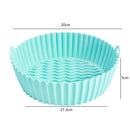 Silicone Air Fryers Basket Replacemen Grill Pan Bakeware for Oven Steamer Cooker