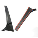 2pcs Car Rear Window Side Spoiler for Skoda Kodiaq 2016-2020 (Bright Black)