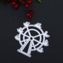 Ferris Wheel DIY Metal Dies Embroidery Craft Punching Molds Stencil Scrapbooking P