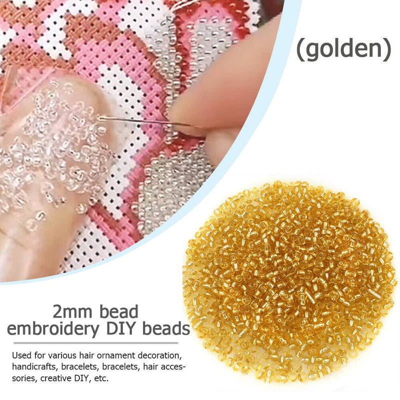 1200x DIY Beads Jewelry Making Crafts Needlework Embroidery Accessories Bracelet