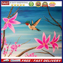 Oil Paint by Numbers Flower Bird Canvas Artwork Living Room Picture Decoration