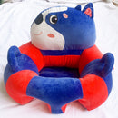 Baby Sofa Support Seat Cover Plush Learning To Sit Feeding Chair (Husky) Newly