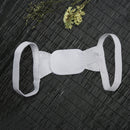 Therapy Posture Corrector Body Belt Brace Shoulder Support (White)