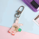 Cartoon Acrylic Pendant Keychain Korean Wallet Backpack Keyring Keyring (A)