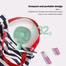 Mini Silent Fan Adjustable Summer Portable Cooling Fan with USB Charging Cable