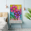 Diamond Painting 5D DIY Colorful Flowers Full Special Shaped Crystal Drill Kits
