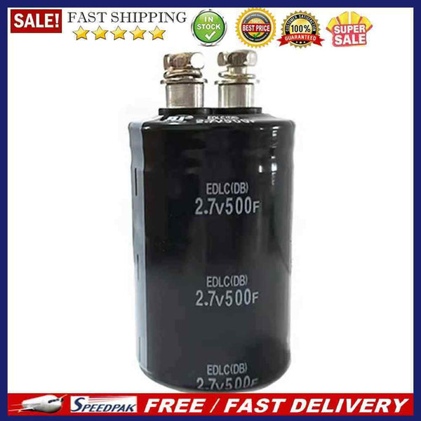 2.7V 500F Electrolytic Capacitor Automotive Circuit Metal Farad Capacitor Parts