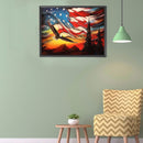 DIY Diamond Painting Kits Festival Flag Full Round Drill Home Decoration Gift