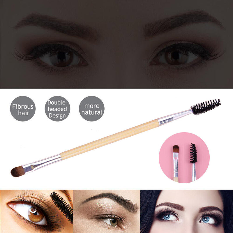 Dual Eyebrow Brushes Lightweight Portable Makeup Tools for Girls Women Make