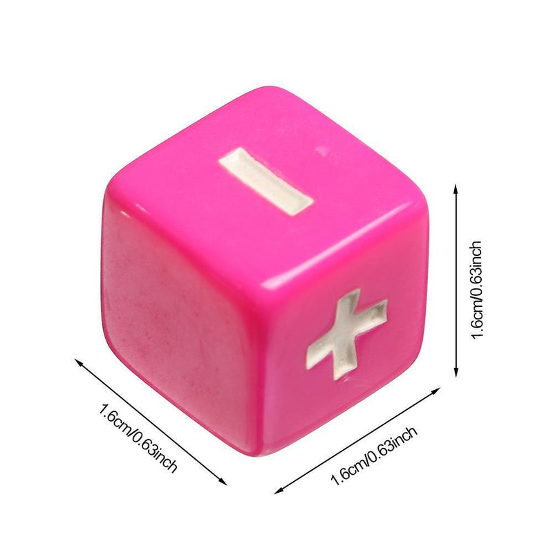 Dices Mathematical Operation Dice Plus and Minus Dice Board Game Accessories