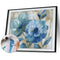 Oil Paint by Numbers Flower Canvas Artwork Living Room Art Picture Decoration