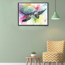 DIY Full Drill Round Diamond Painting Animal Drawing Full Drill for Artcrafts