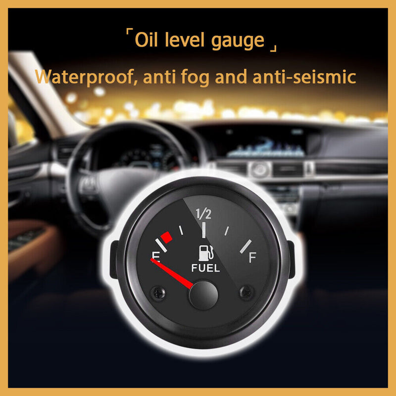 Car Oil Level Gauge with Light Universal Fuel Level Meter IP67 Waterproof Newly