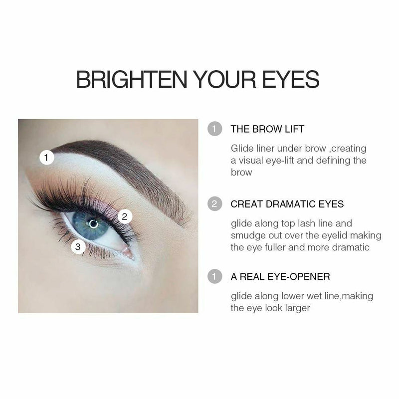 Eyes Makeup Longlasting Highlighter Brightener White Eyeliner Eyeliner Pen
