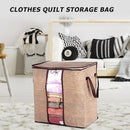 Non-Woven Fabric Wardrobe Closet Storage Box Clothes Quilt Bag Holder Organiz