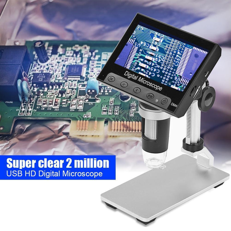 DM4 USB HD 4.3 inch LCD Screen Digital Microscope Electronic Magnifier Newly