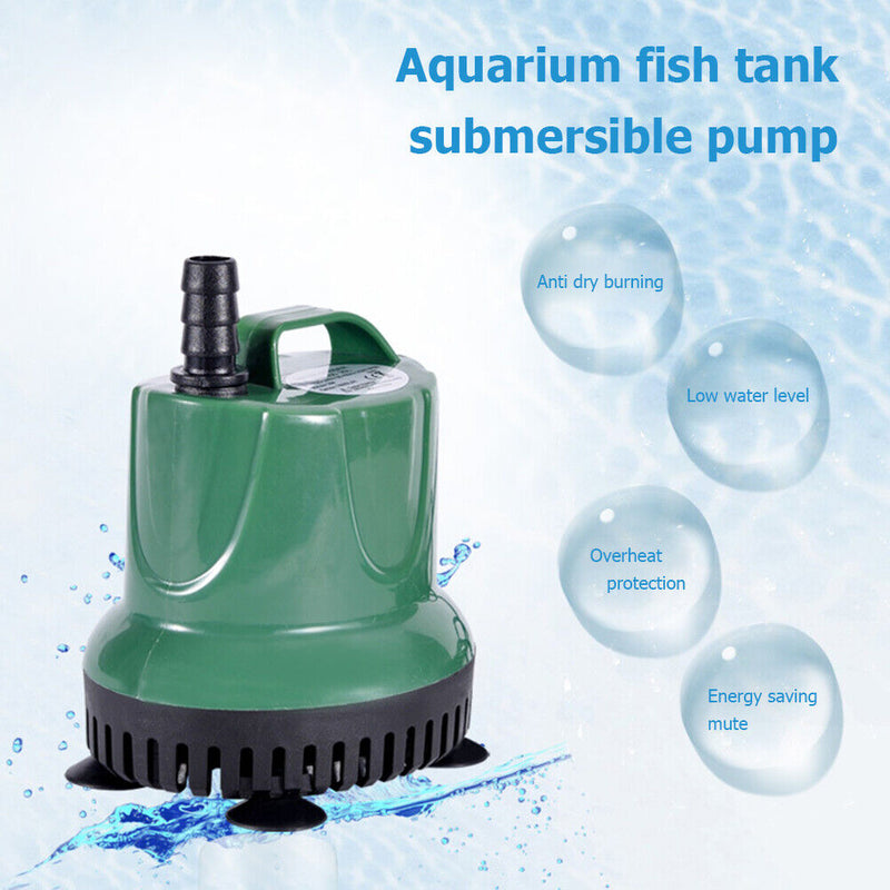 10L 460L/H 10W Temperature Control Submersible Aquarium Circulating Water Pump