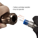 Tattoo Rotary Pen Kits Permanent Double Ring Hexagon Motor (Pen Coffee)