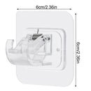 Free Punching Door Hanger Rod Hanging Clip Storage Rack Curtain Rod Hook