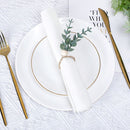 Eucalyptus Napkin Rings Handmade Wooden Beads Napkin Holders Faux Greenery