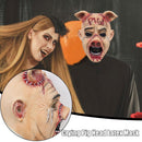 HORROR Weinendes SCHWEIN MASKE LATEX Kostüm NEUE Halloween-Horror-Requisiten.