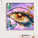 DIY Diamond Painting Full Round Drill Butterfly Eye Picture of Rhinestone