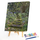 Forest Path Drawing Frameless DIY Oil Paint by Numbers Canvas Home Decor Newly