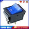Rocker Switch Power Switch 2-Level 4 Pins with Light 10A AC125-250V (Blue)