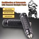 1 Pair CNC Motorcycle Rear Foot Rest Pegs Pedals M8 Footrests Footpegs Universal