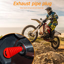 Motorcycle Exhaust Pipe Air-bleeder Plug Muffler Wash Plug Small (Red) Newly