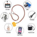Universal Mobile Phone Lanyard Phone Rope (Yellow Rainbow + Yellow Card) Newly