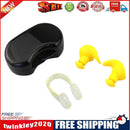 Soft Silicone Swimming Earplugs Nose Clip Set Soundproof Ear Plugs (Yellow)
