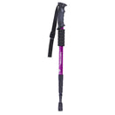 Trekking Pole 4 Sections Telescopic Cane Stick Crutch for Outdoor Hiking Wa