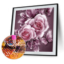 Rose 5D Diamond Painting Embroidery DIY Craft Cross Stitch Home Decor(Pink