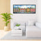14CT Counted Full Cross Stitch DIY Victoria Dock Hand Paint Room Decor 70x28cm