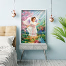 Diamond Painting 5D Full Round Drill Mosaic DIY Garden Angel Kit Wall Decor