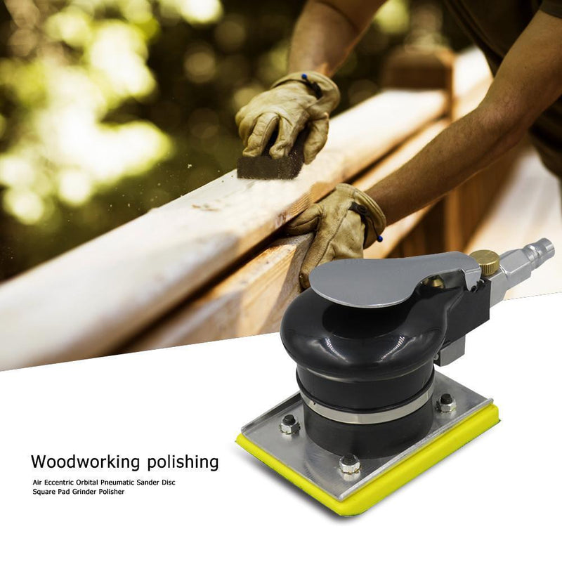 Pneumatic Eccentric Grinder for Air Grinder, Square Pad