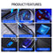 G5 Wired Gaming Mouse 6 Button 3500 DPI USB Computer RGB Light Mice (Black)