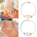Punk Women Jewelry Fashion Handcuffs Shape Anklet Bracelet Anklets Creative
