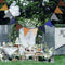 Rosgold Happy Birthday Bunting Banner Dekorationen Ballons Folie M0G7
