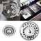 Steel Sink Strainer Waste Plug double floor Drain Stopper B0H9 B5O8