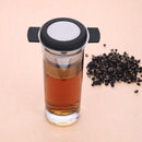 Stainless Steel Tea Strainers Infuser Steeping Loose Leaf Tea Filter(Black)