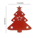 4PC Christmas Tree Cutlery Bag Unique Exquisite Cutlery Holder Party Y7Z6